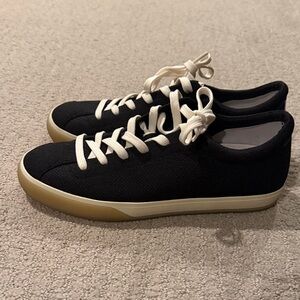 Rothy's Black and Cream Sneakers